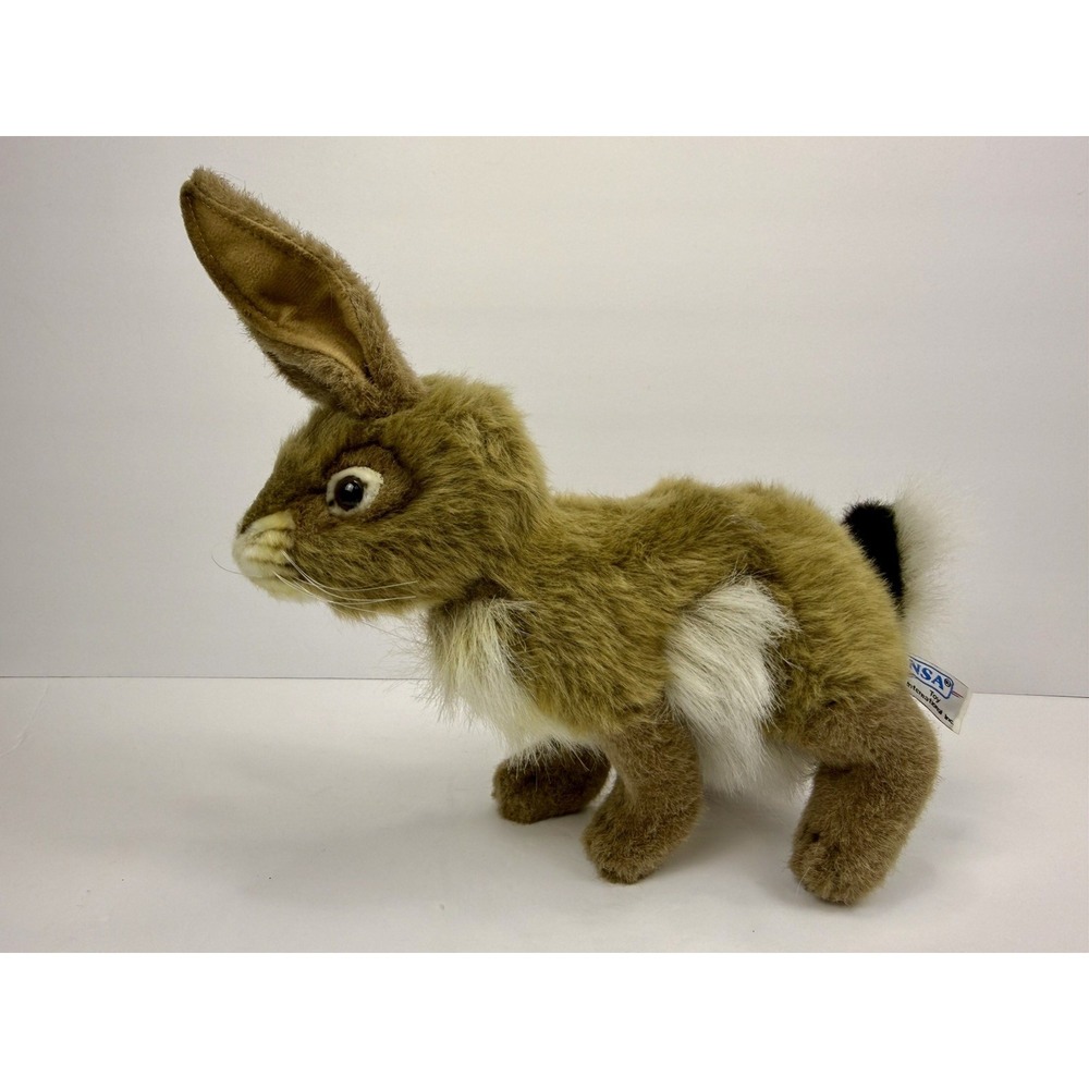 Jack‎ Rabbit Plush Hansa 2010 realistic small size Bunny